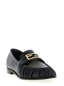 Fendi Baguette Loafers Black