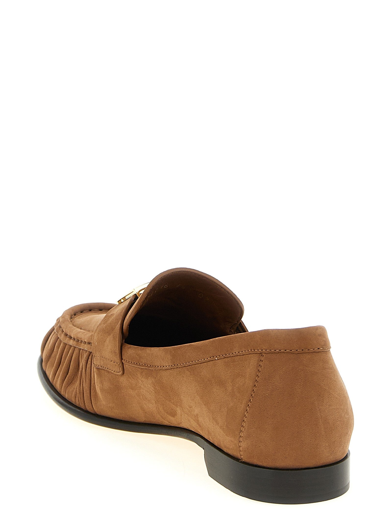 Fendi Baguette Loafers Brown
