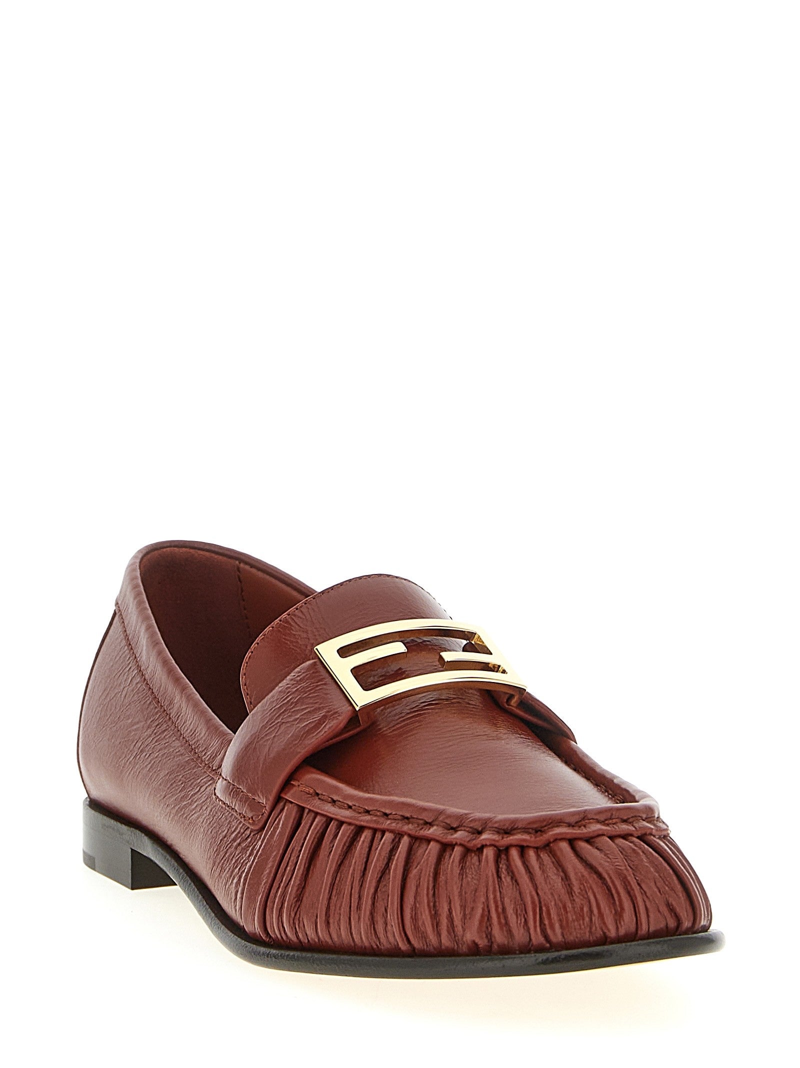 Fendi Baguette Loafers Brown