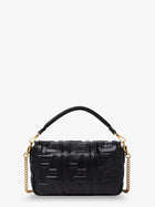 Fendi Women's Baguette Mini Leather Shoulder Bag Black