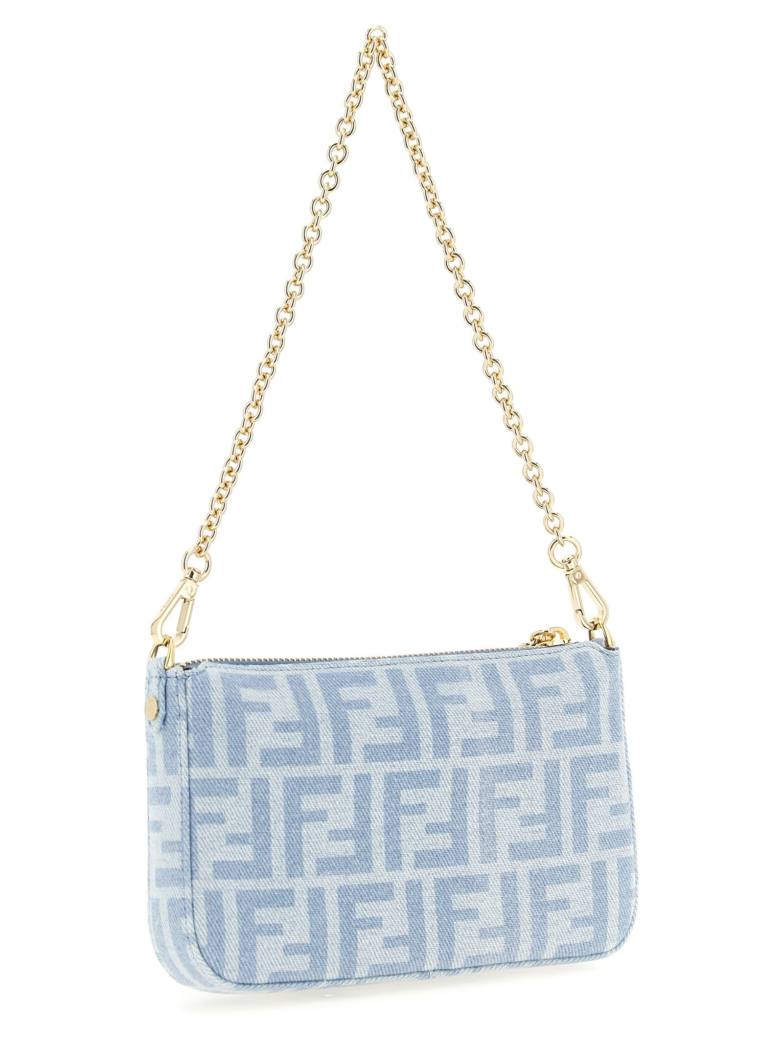 Fendi Baguette Pouch Blue