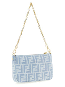 Fendi Baguette Pouch Blue