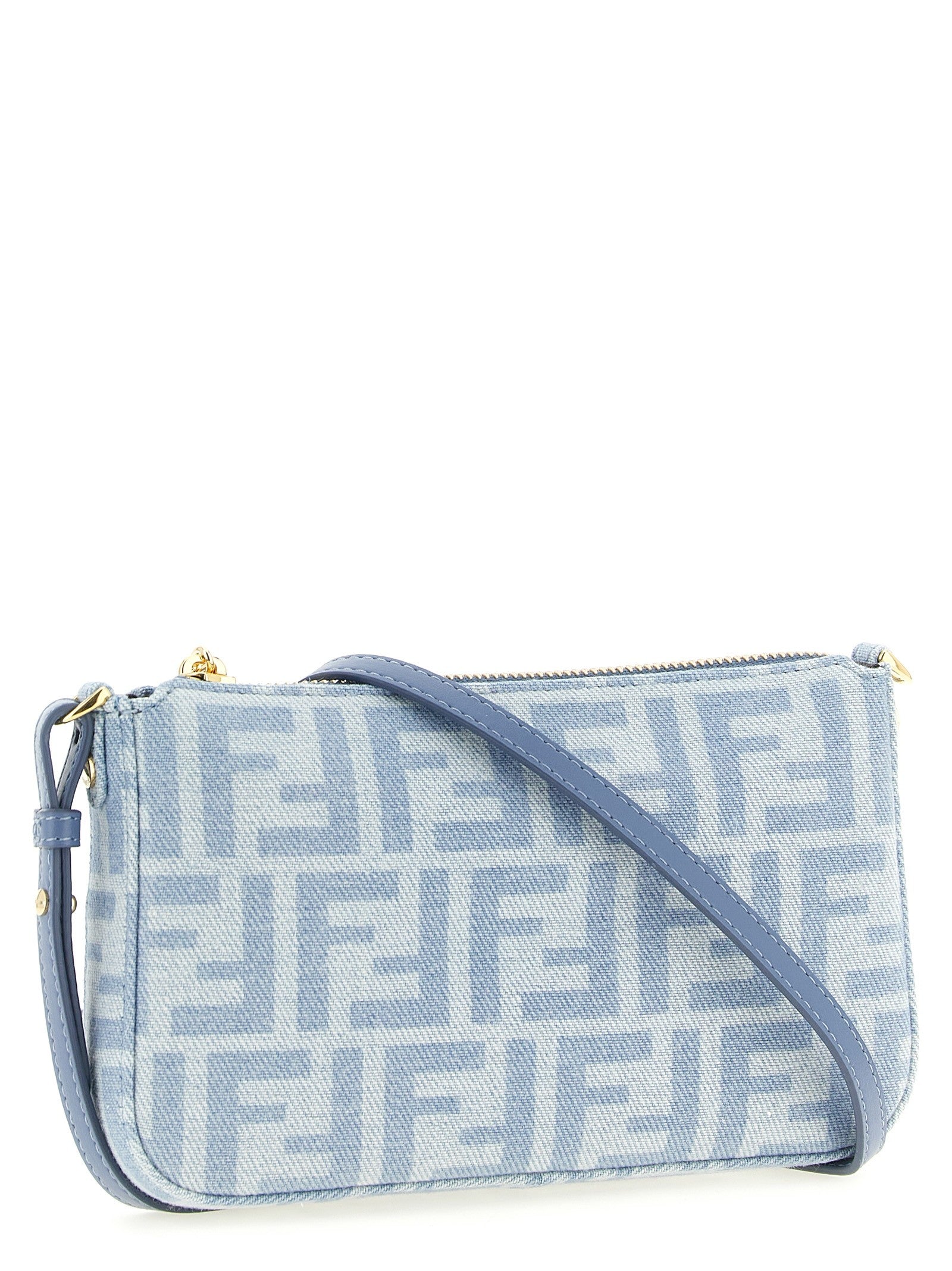 Fendi Baguette Pouch Blue