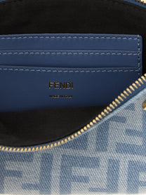 Fendi Baguette Pouch Blue