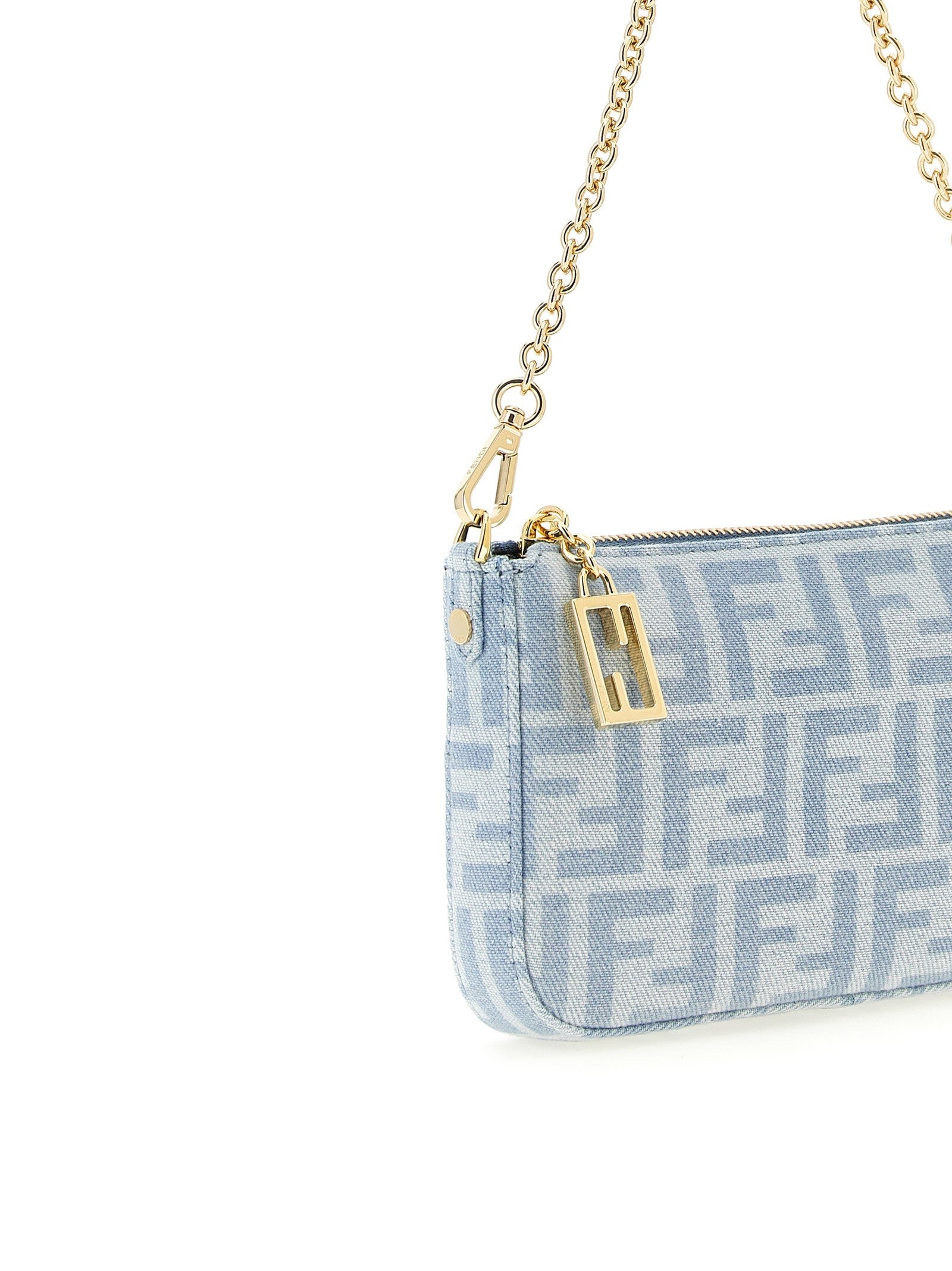 Fendi Baguette Pouch Blue