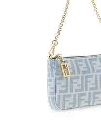 Fendi Baguette Pouch Blue