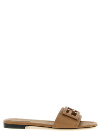 Fendi Baguette Slides Beige