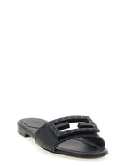 Fendi Baguette Slides Black, view 2
