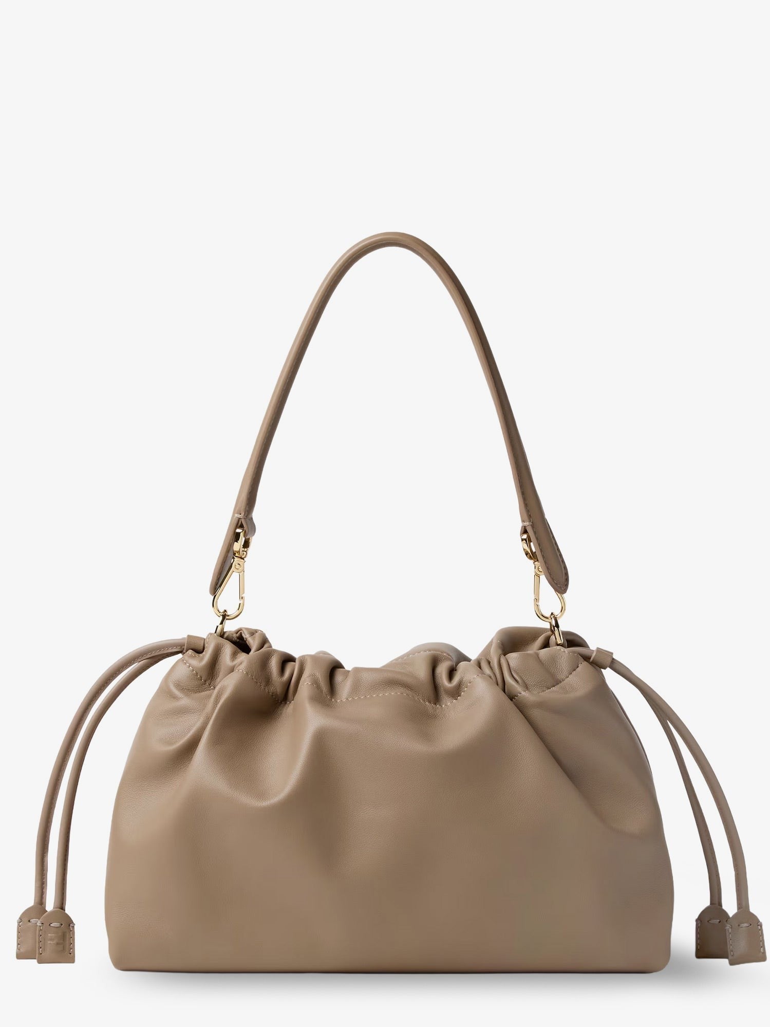 Fendi Women's Baguette Soft Large Leather Bag Gold