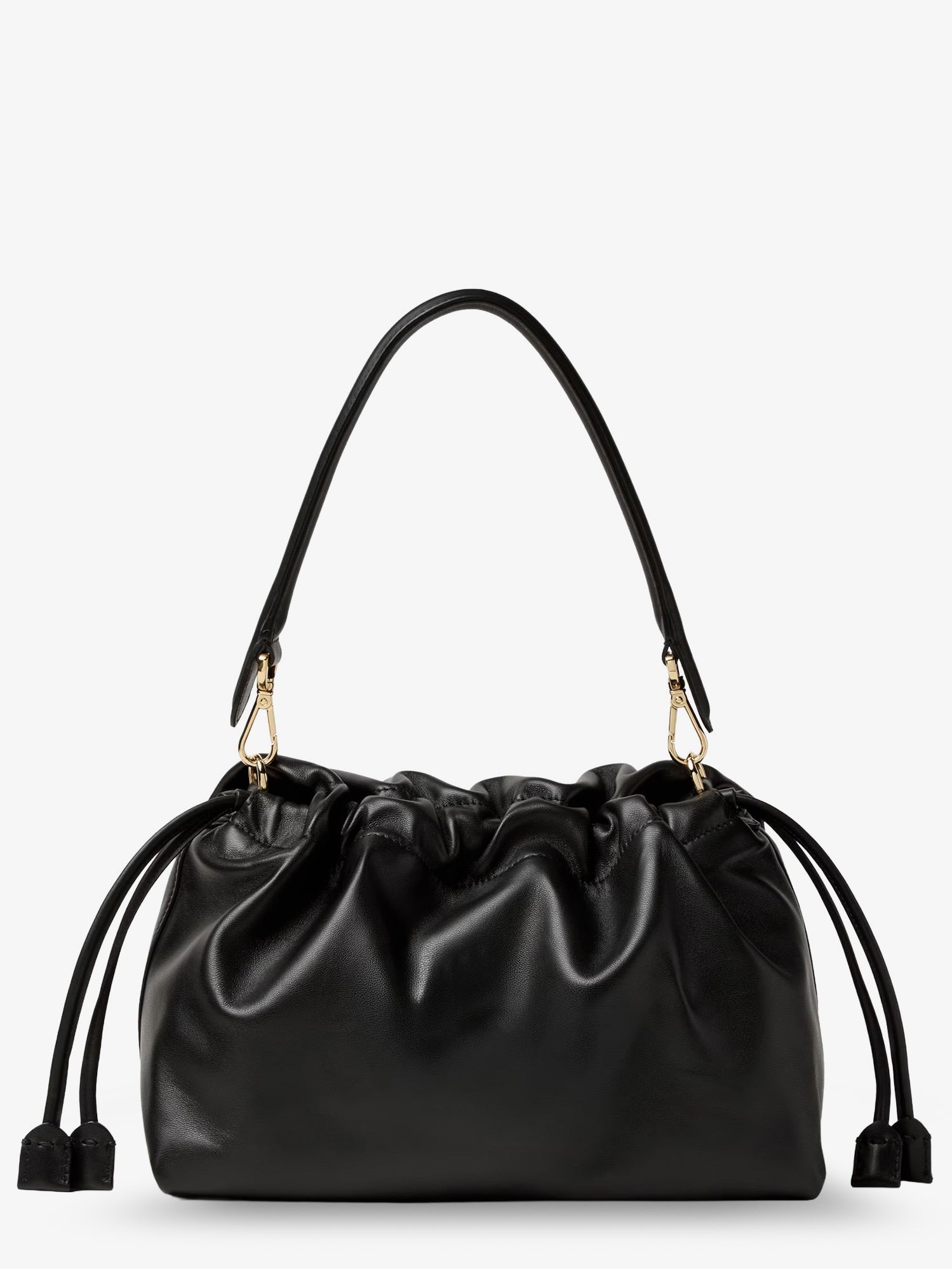 Fendi Women's Baguette Soft Large Leather Bag Black