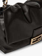 Fendi Women's Baguette Soft Large Leather Bag Black, view 4