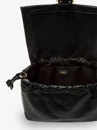Fendi Women's Baguette Soft Large Leather Bag Black, view 5