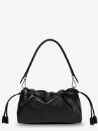Fendi Women's Baguette Soft Medium Leather Shoulder Bag Black, view 2