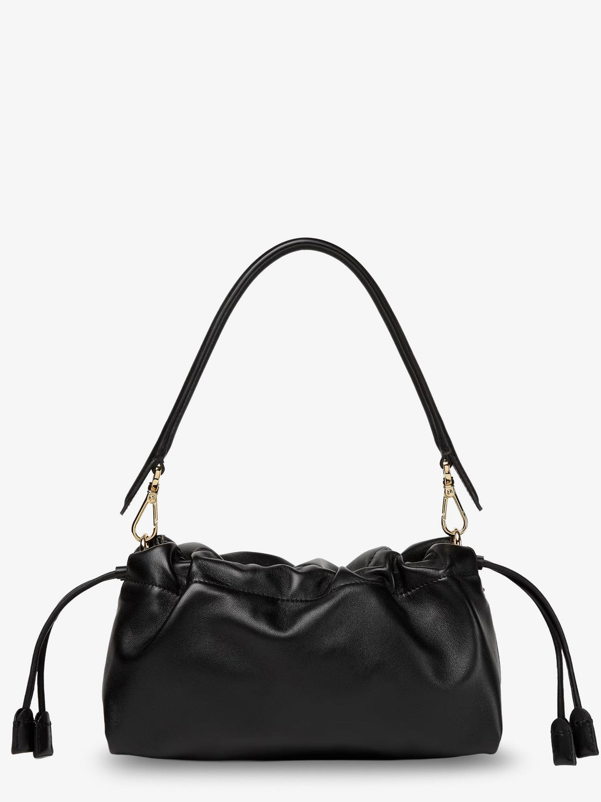 Fendi Women's Baguette Soft Medium Leather Shoulder Bag Black, view 2