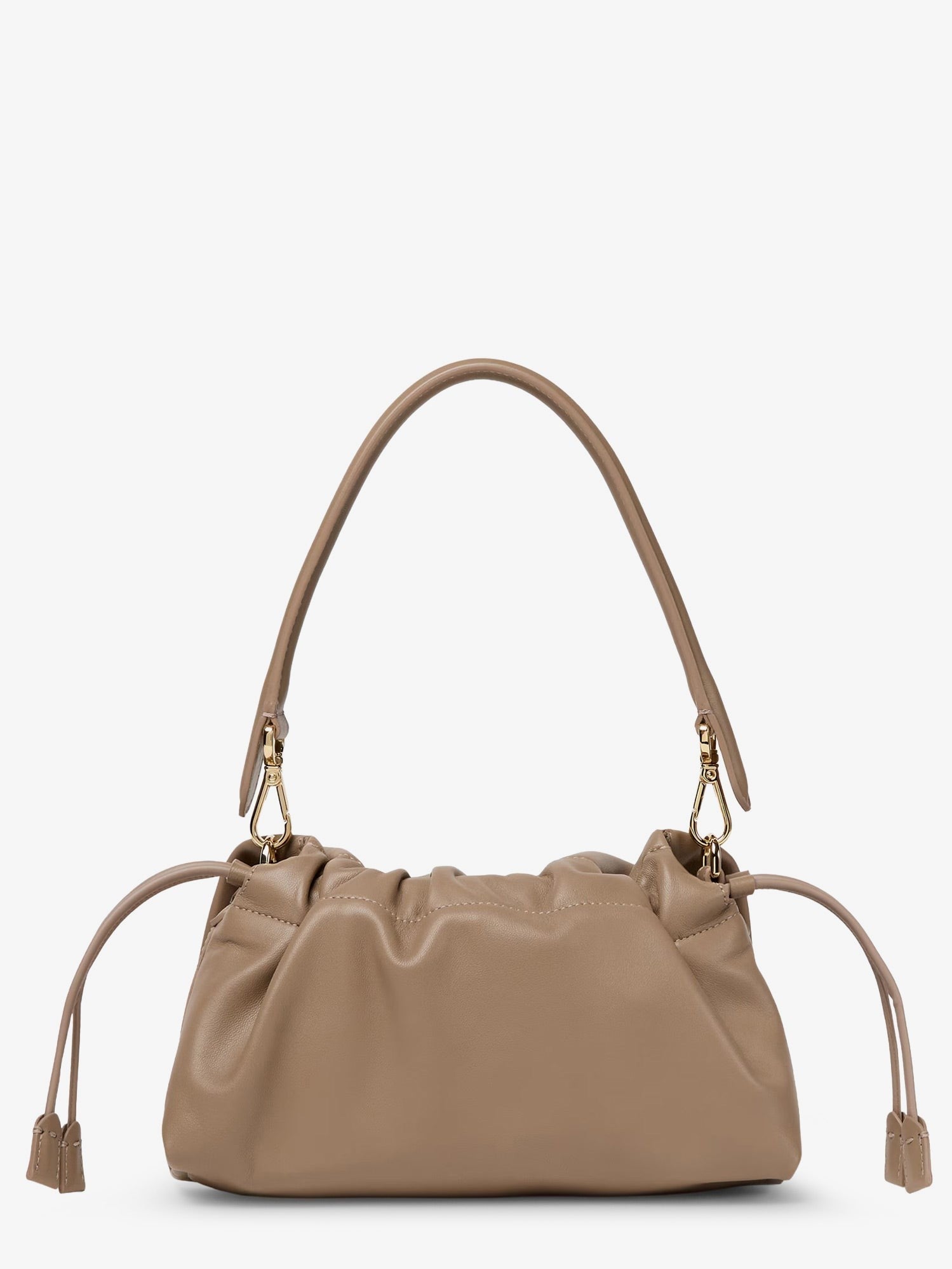 Fendi Women's Baguette Soft Medium Leather Shoulder Bag Gold