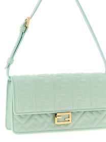 Fendi Baguette Wallet on Chain Green