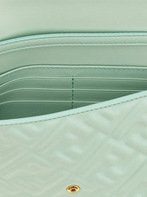 Fendi Baguette Wallet on Chain Green