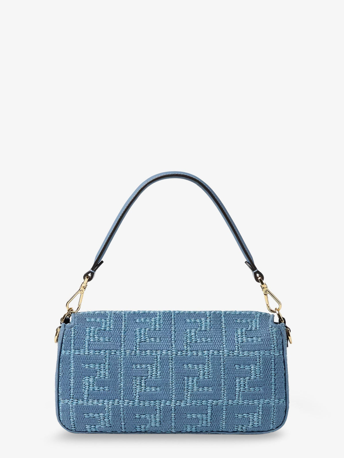 Fendi Women's Baguette® Handbag in Raffia Blue