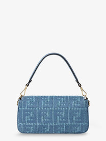 Fendi Women's Baguette® Handbag in Raffia Blue