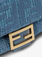 Fendi Women's Baguette® Handbag in Raffia Blue