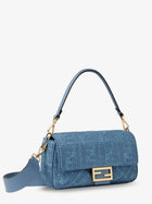 Fendi Women's Baguette® Handbag in Raffia Blue