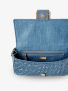 Fendi Women's Baguette® Handbag in Raffia Blue