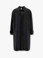 Hevò Men's Baia Del Monaco Virgin Wool Blend Coat Black