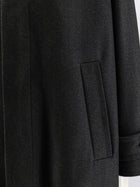 Hevò Men's Baia Del Monaco Virgin Wool Blend Coat Black, view 3