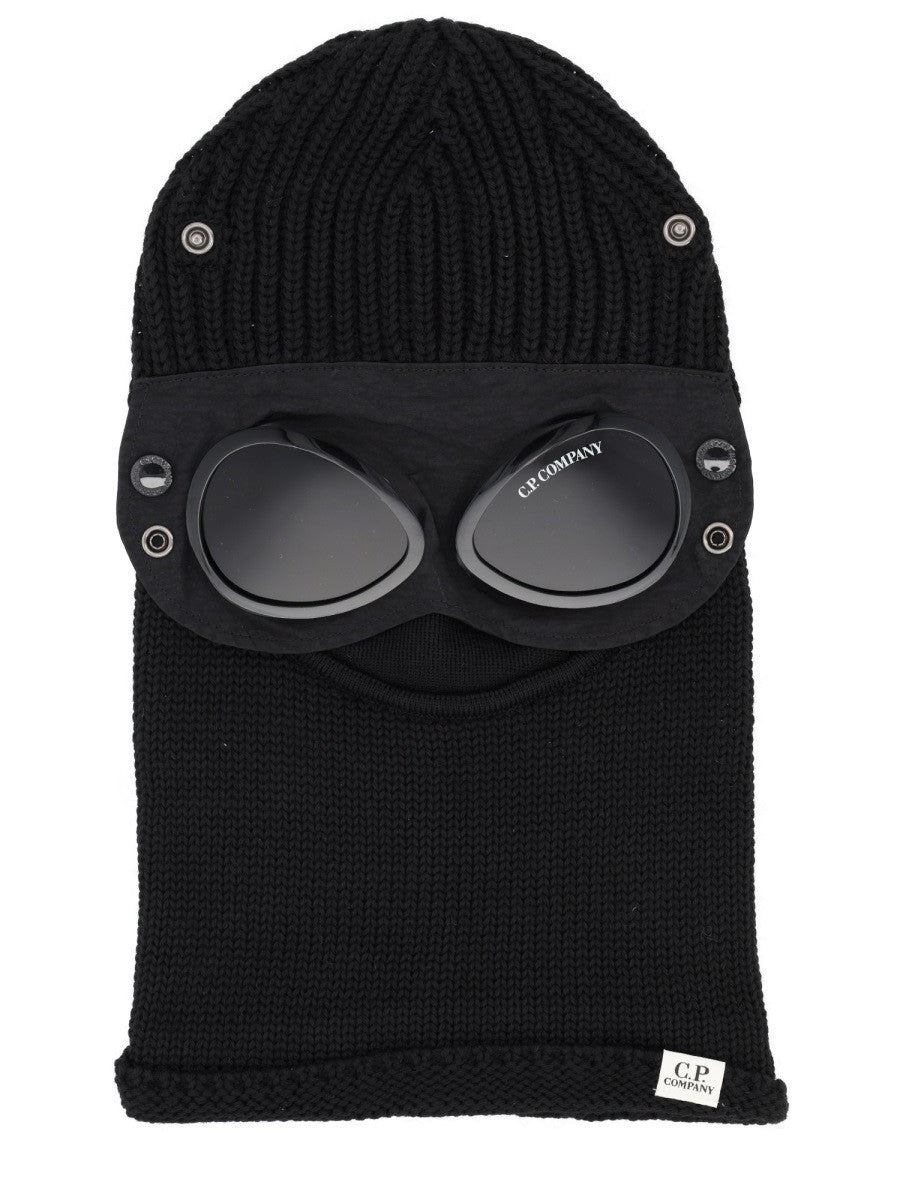 C.P. Company Men's Balaclava Con Occhiale Black