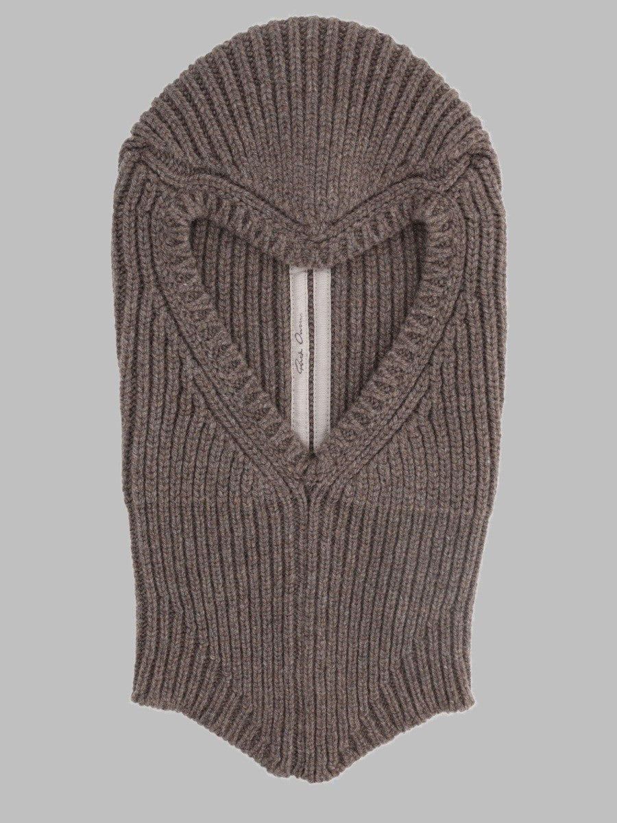 Rick Owens Men's Balaclava Porterville Brown