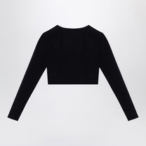Balenciaga - Balenciaga Black Activewear top in matt nylon blend - Topwear
