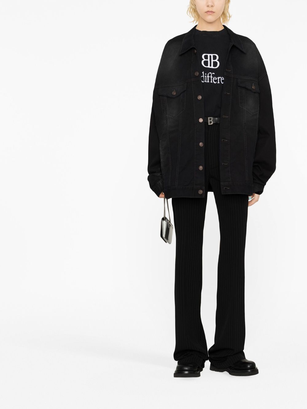 Balenciaga - Balenciaga pinstripe straight-leg trousers - Trousers