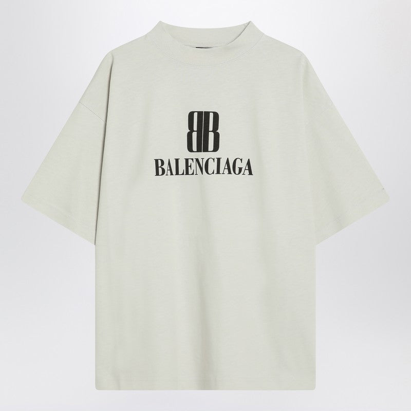 Balenciaga - Balenciaga White Nano BB Medium Fit T-shirt - Topwear