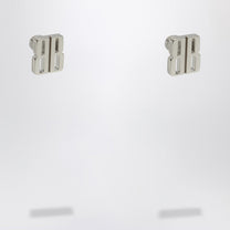 Balenciaga - Balenciaga Nano XS silver Stud Earrings - Jewellery