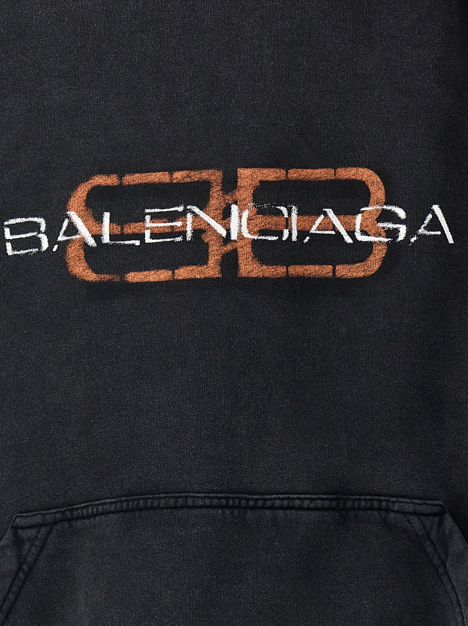 BALENCIAGA - BALENCIAGA - Printed hoodie - Men’s Sweatshirts