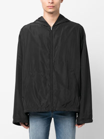 Balenciaga - Balenciaga logo-print Hooded Windbreaker - Jackets