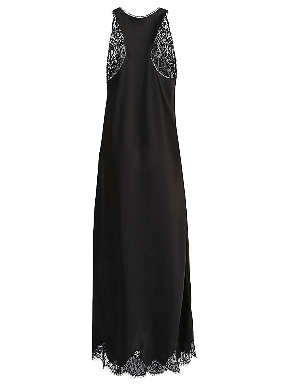 Balenciaga - Balenciaga Lace trim long length sleeveless v-neckline dress - Beachwear &amp; underwear