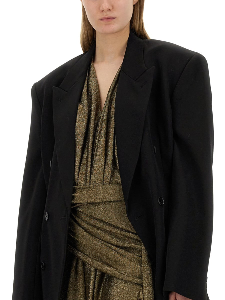 Balenciaga - Balenciaga V Neck Dress - Women’s Clothing