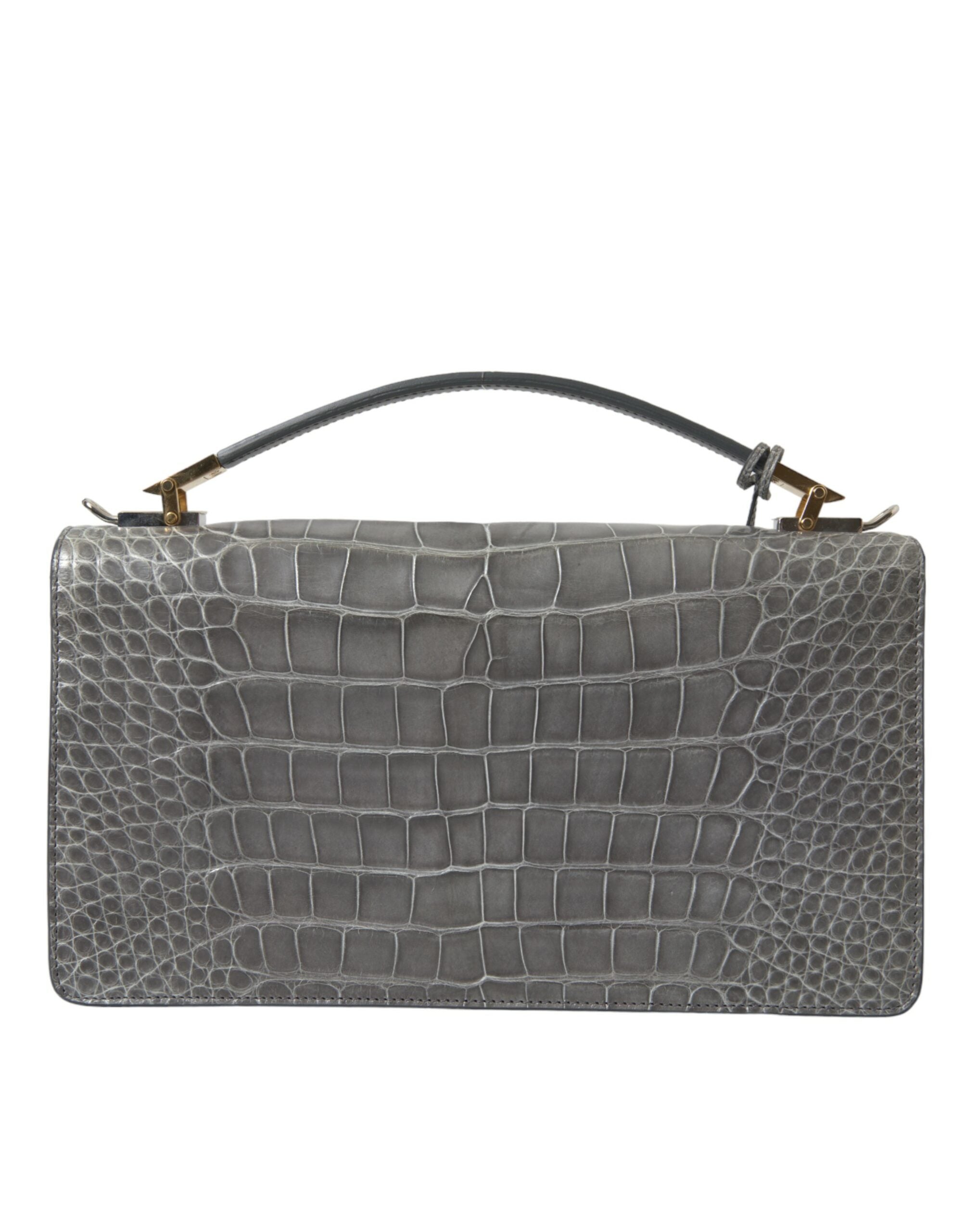 Balenciaga - Balenciaga Alligator Leather Shoulder Bag - Women’s Bags