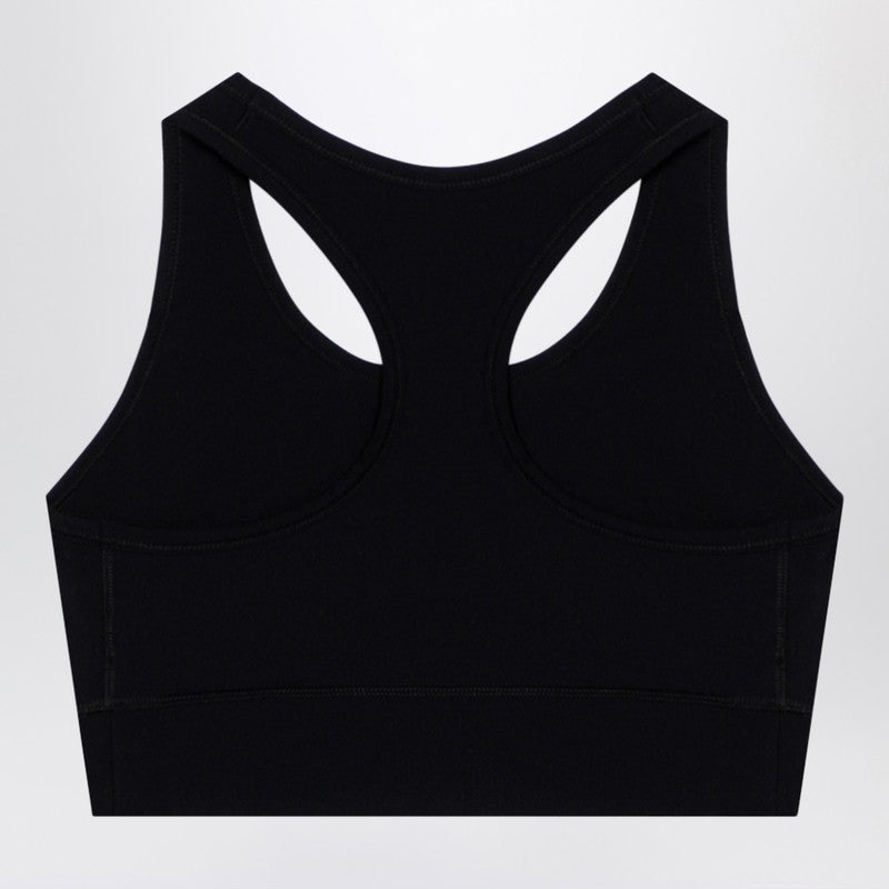 Balenciaga - Balenciaga Black Activewear sleeveless top in matt nylon blend - Topwear