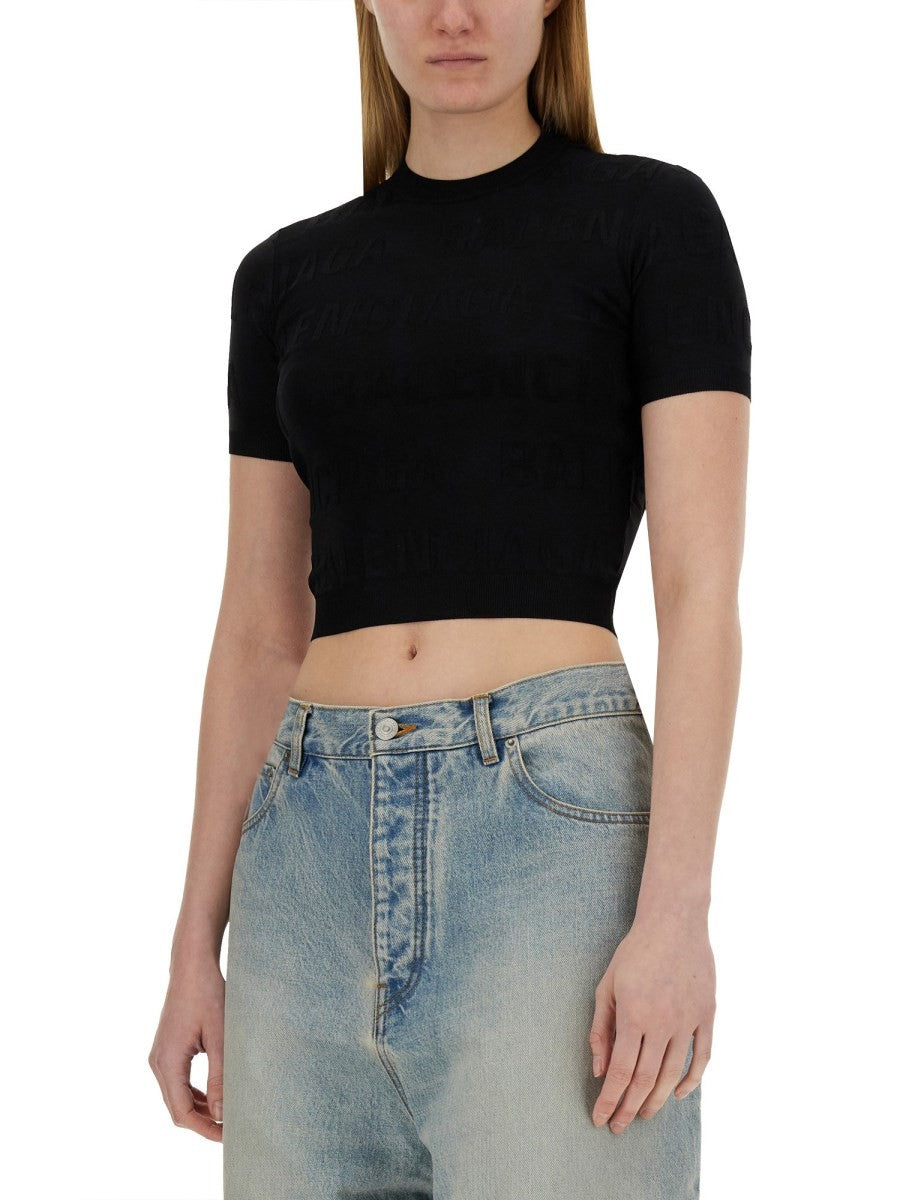 Balenciaga - Balenciaga Cropped Shirt - Women’s Knitwear