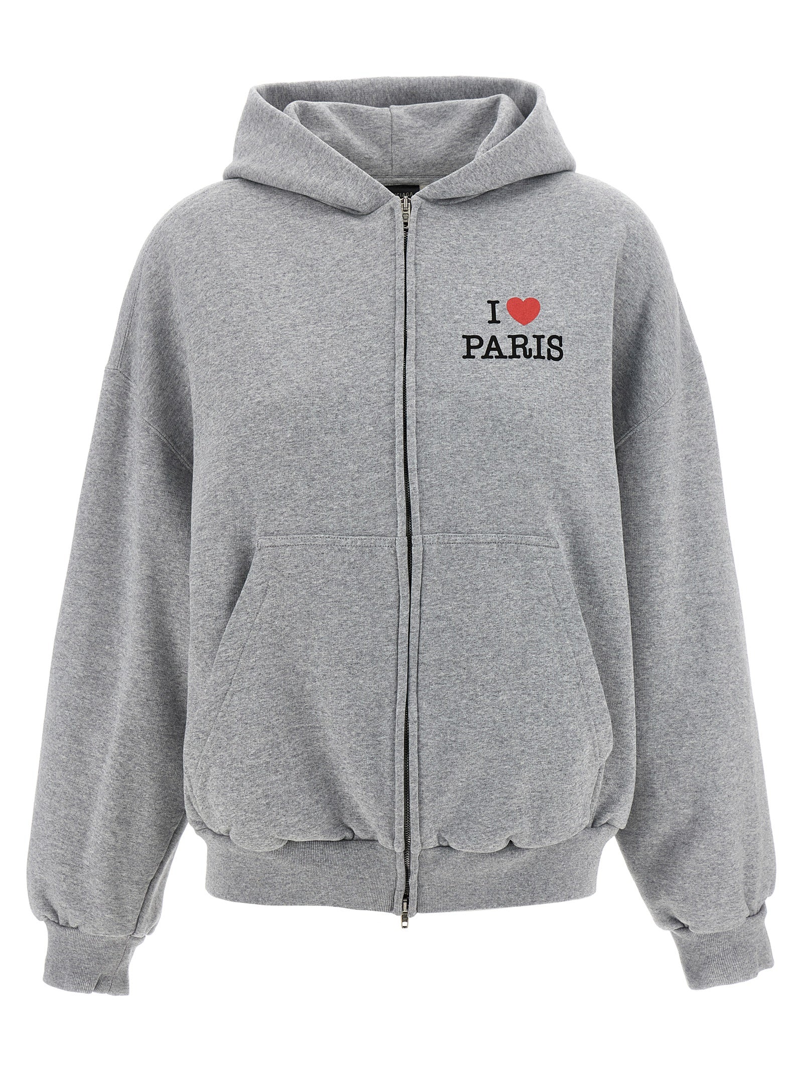 BALENCIAGA - BALENCIAGA - ’I Love Paris &amp; Balenciaga’ hoodie - Women’s Sweatshirts
