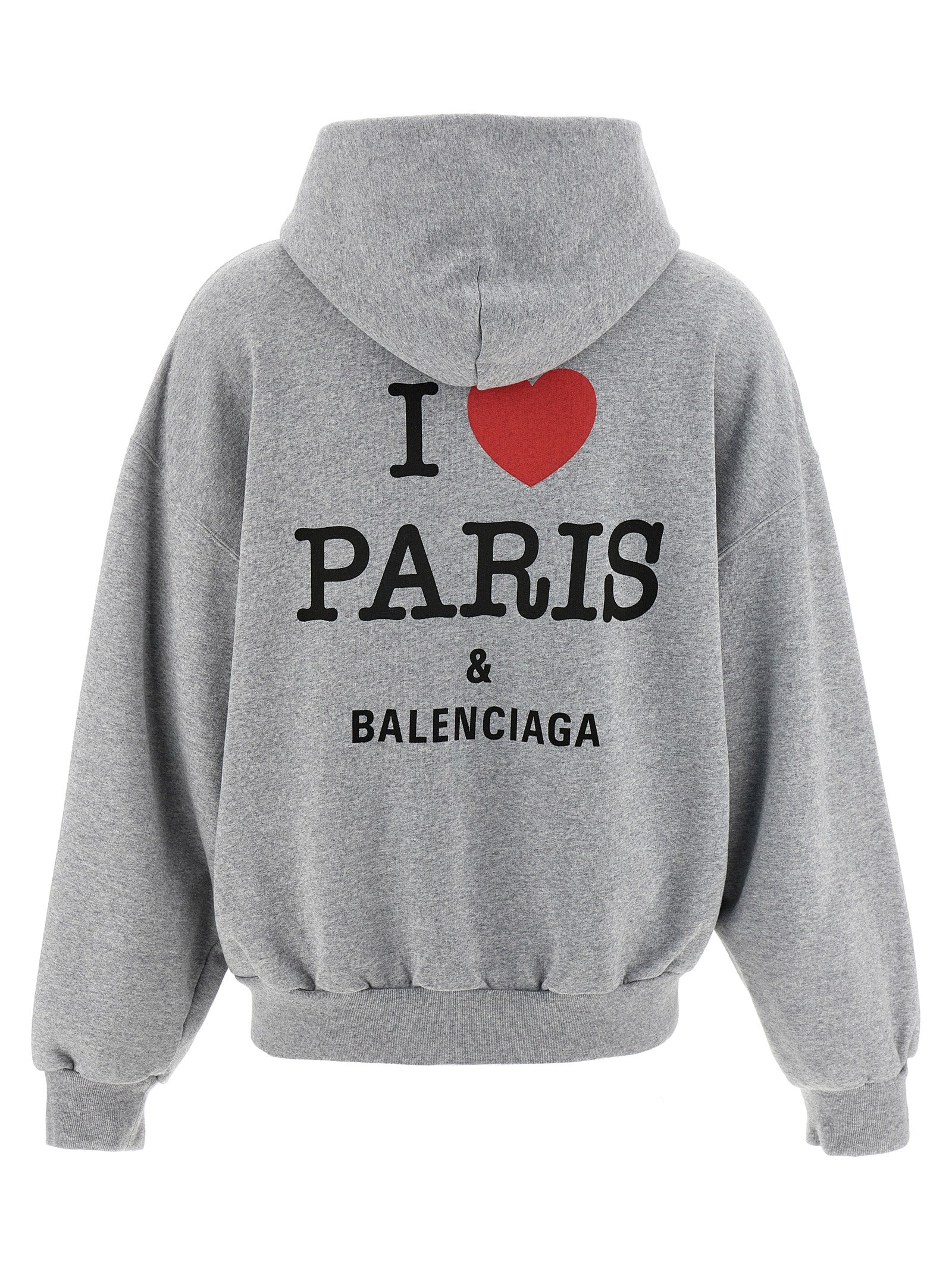 BALENCIAGA - BALENCIAGA - ’I Love Paris &amp; Balenciaga’ hoodie - Women’s Sweatshirts