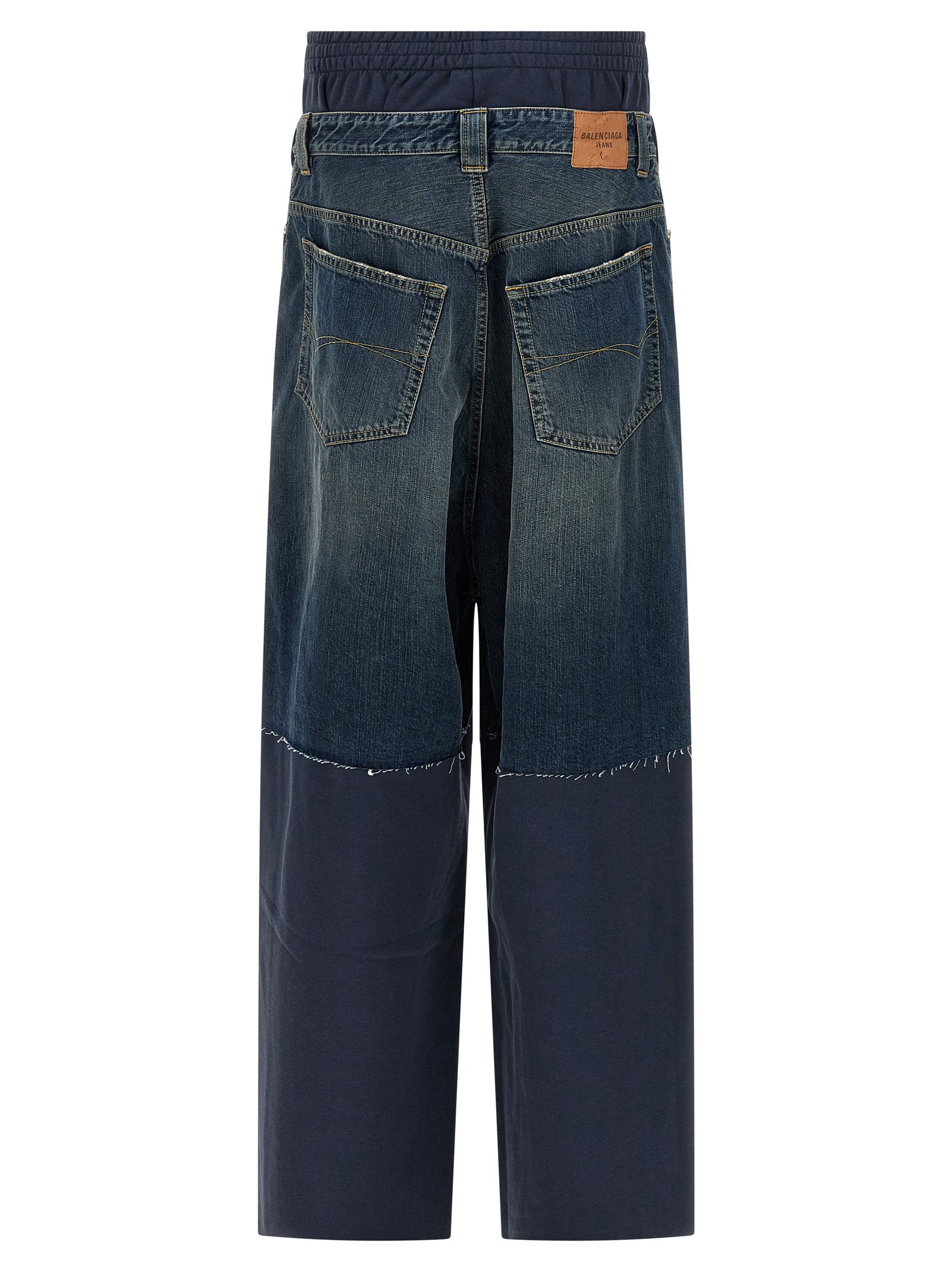 BALENCIAGA - BALENCIAGA - Jeans insert joggers - Men’s Bottoms