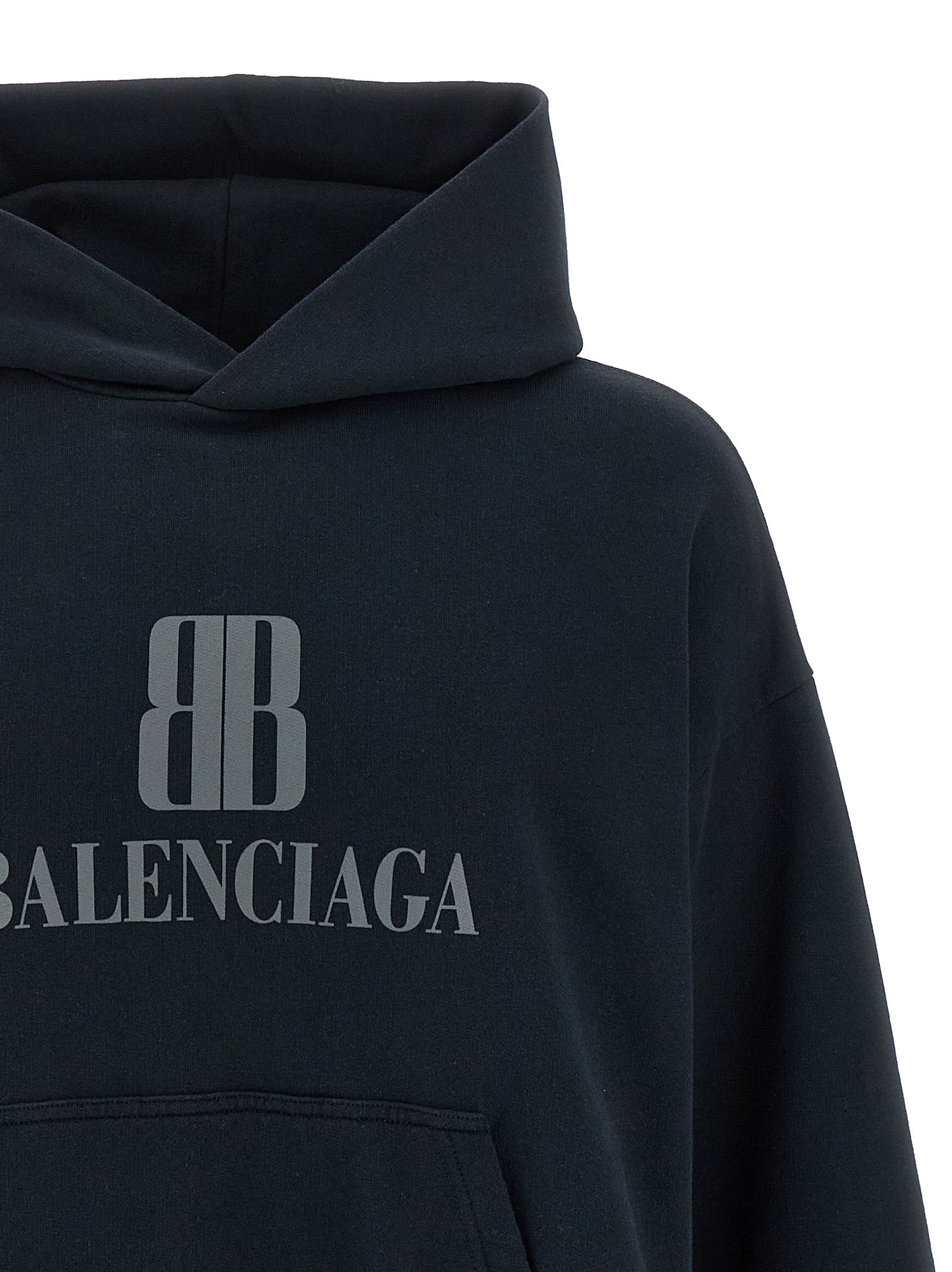 BALENCIAGA - BALENCIAGA - ’Nano BB’ hoodie - Men’s Sweatshirts