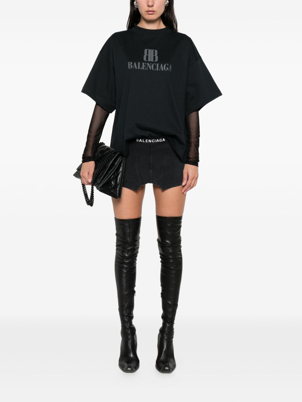 Balenciaga - Balenciaga T-shirts and Polos Black - Topwear