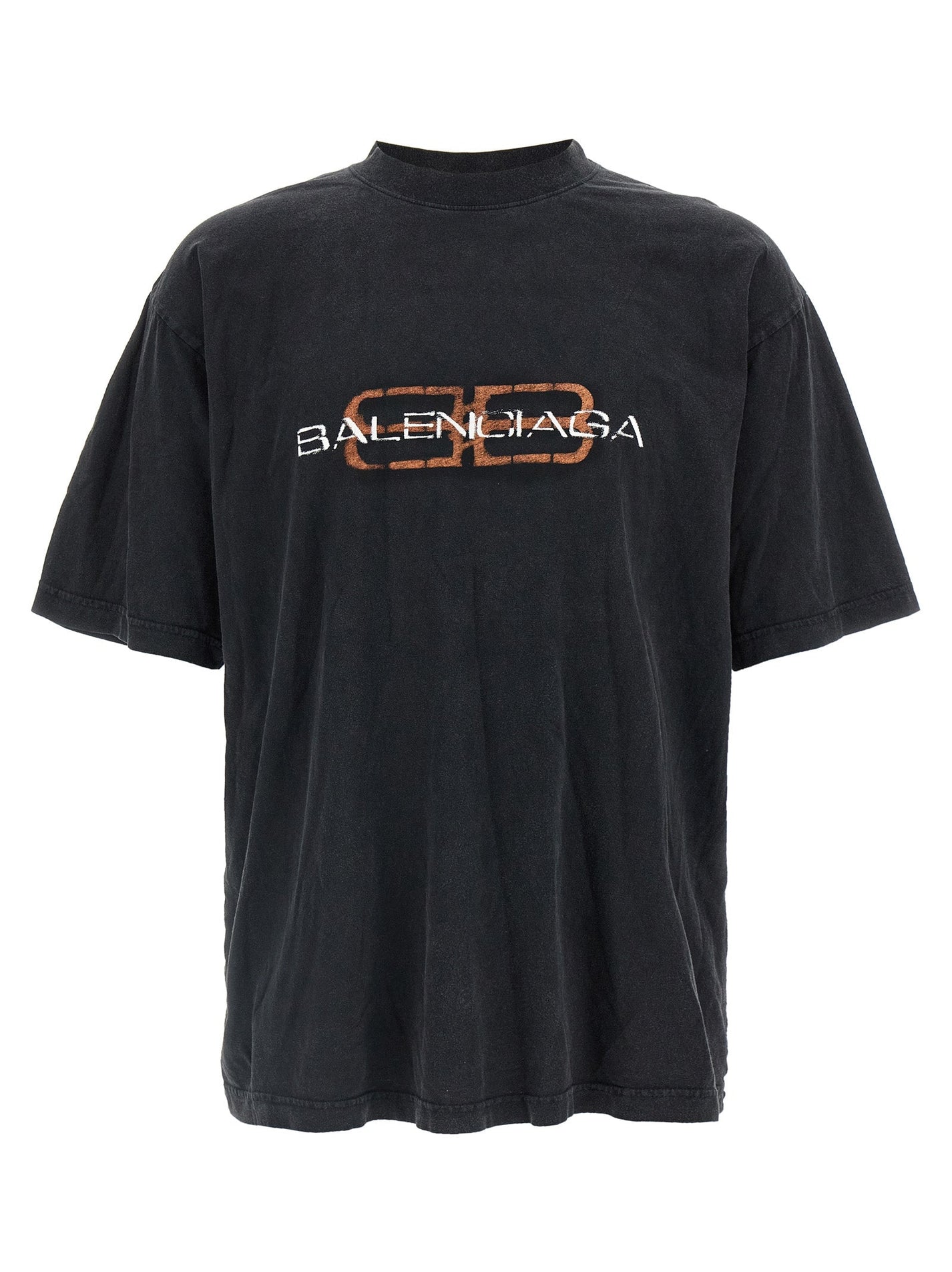 BALENCIAGA - BALENCIAGA - Logo print T-shirt - Men’s Tops