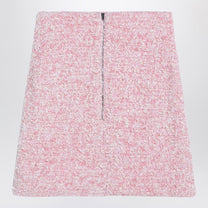 Balenciaga - Balenciaga Pink cotton blend tweed mini skirt - Skirts