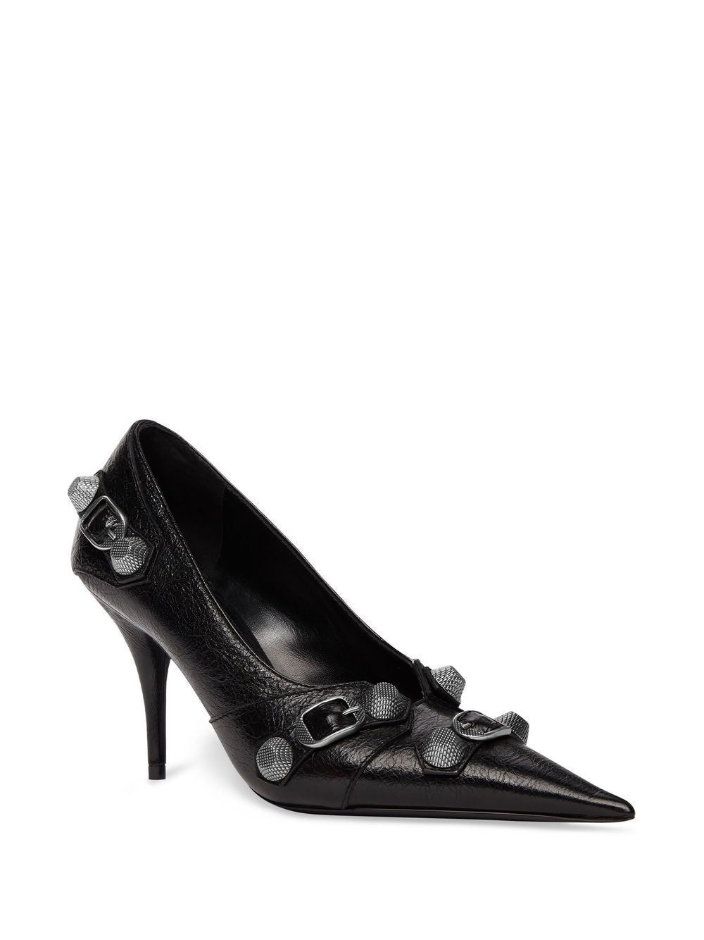 Balenciaga - Balenciaga Cagole 90MM cracked heel pumps - High Heel