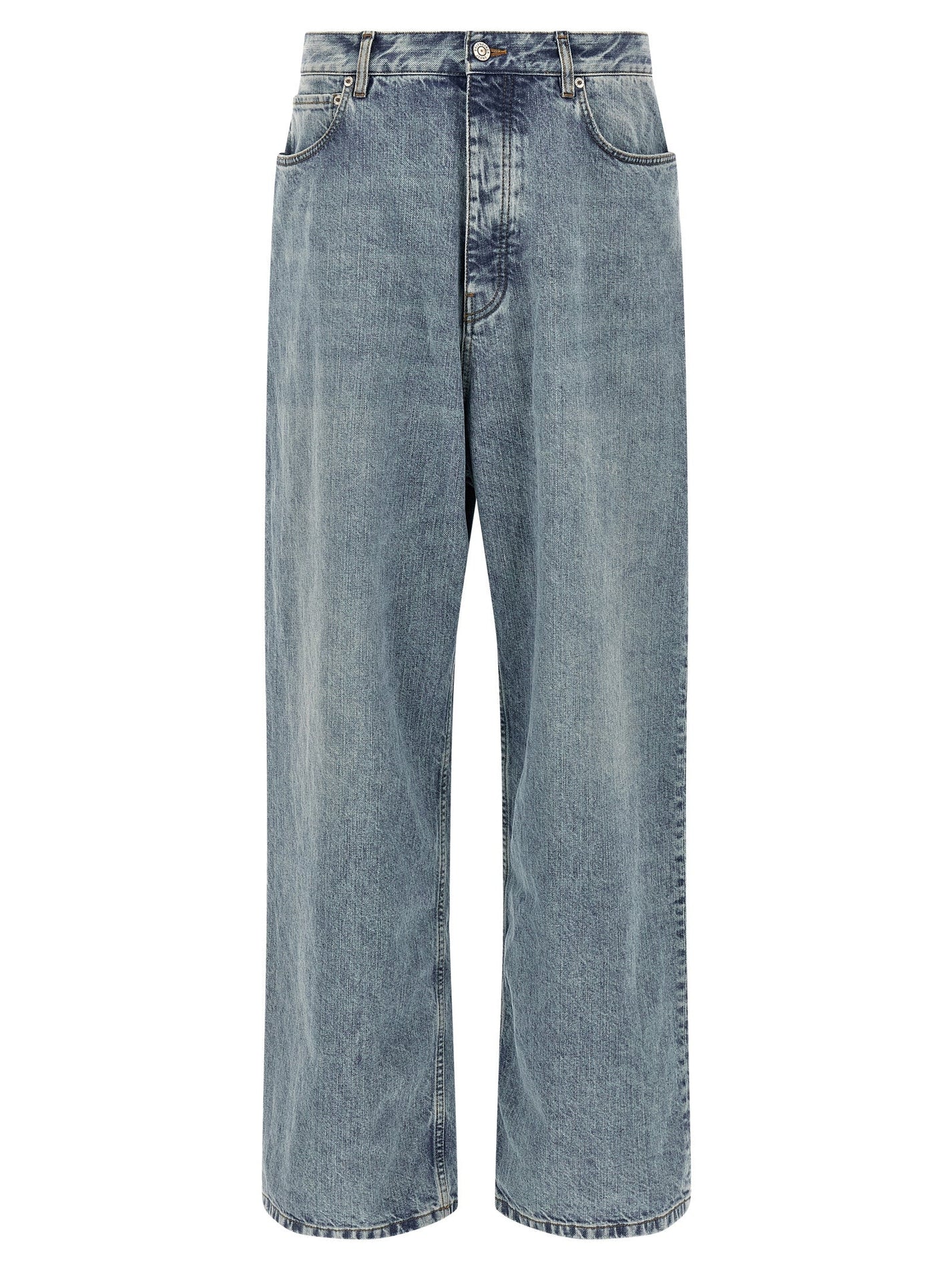 BALENCIAGA - BALENCIAGA - Wide leg jeans - Men’s Bottoms